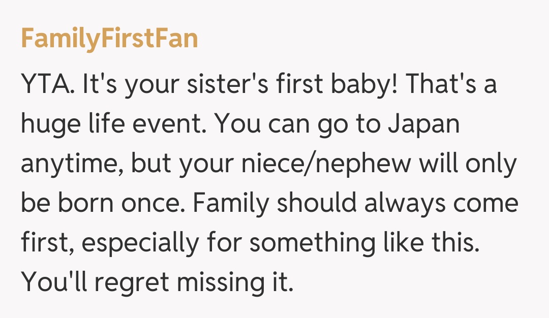 Comentariu de la FamilyFirstFan