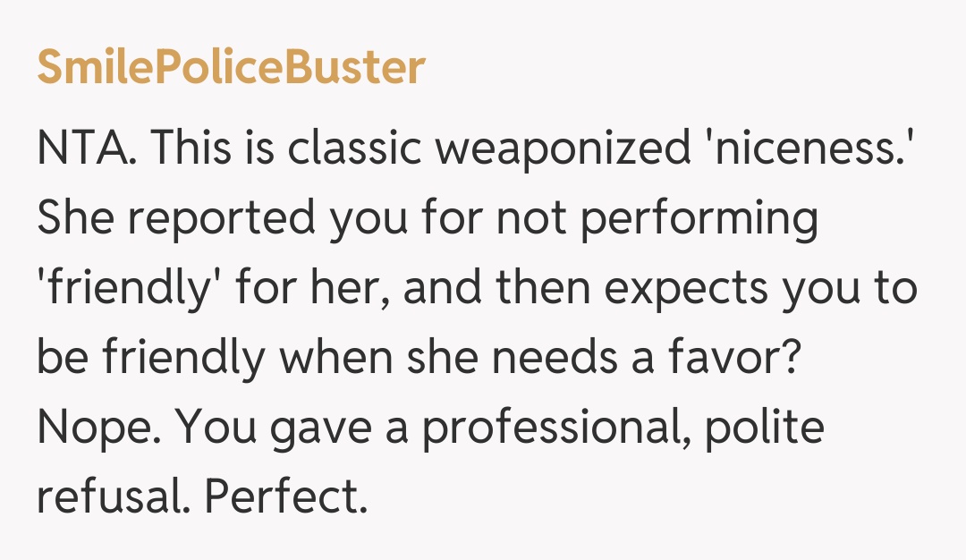 Comentariu de la SmilePoliceBuster