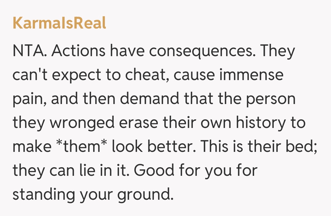 Comentariu de la KarmaIsReal