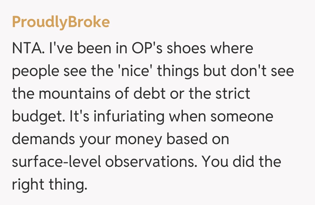 Comentariu de la ProudlyBroke