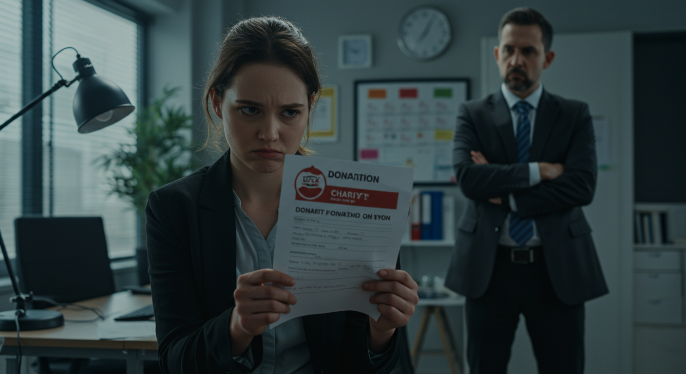 AITA for refusing to donate to my office charity drive after my manager called me “ungrateful” last year?