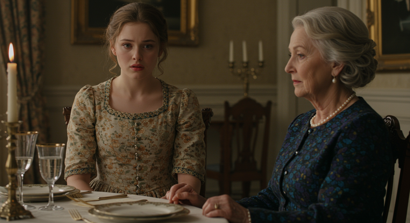 AITA for refusing to eat after my boyfriend’s mom told me my outfit “looked handmade… in a bad way”?