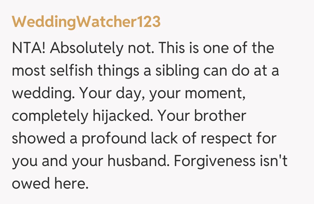 Comentariu de la WeddingWatcher123