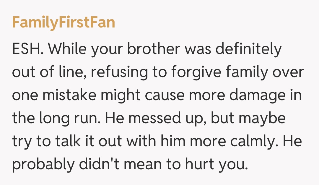 Comentariu de la FamilyFirstFan