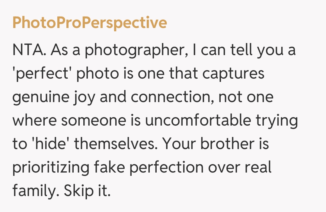 Comentariu de la PhotoProPerspective