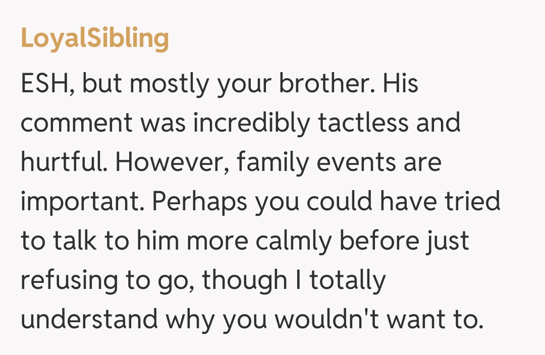 Comentariu de la LoyalSibling