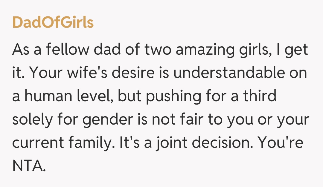 Comentariu de la DadOfGirls