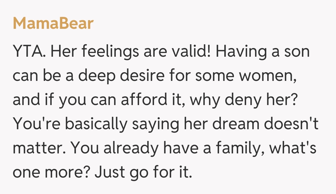 Comentariu de la MamaBear