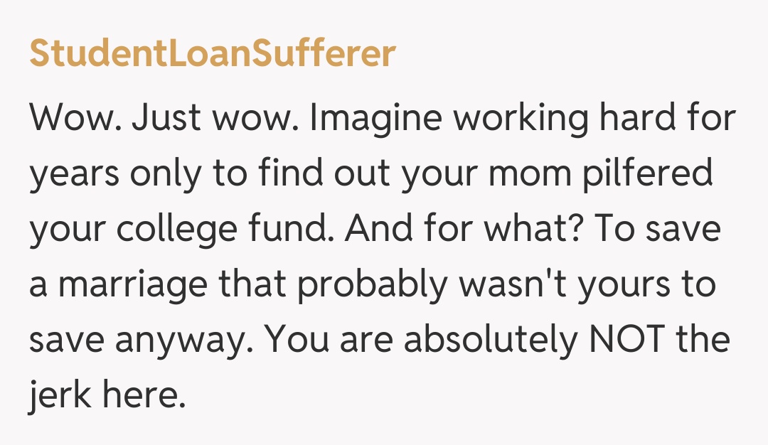 Comentariu de la StudentLoanSufferer