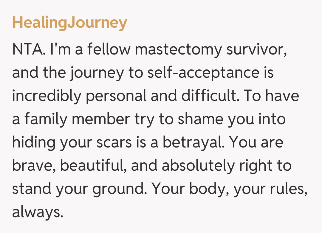 Comentariu de la HealingJourney