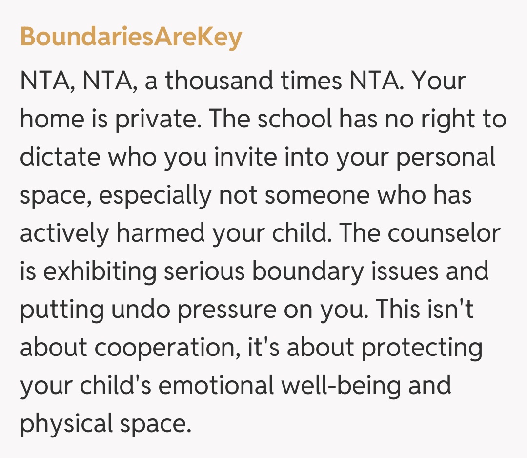 Comentariu de la BoundariesAreKey