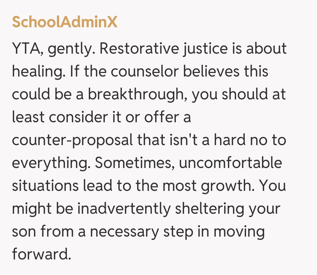 Comentariu de la SchoolAdminX