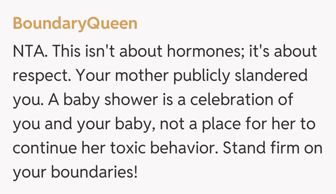 Comentariu de la BoundaryQueen