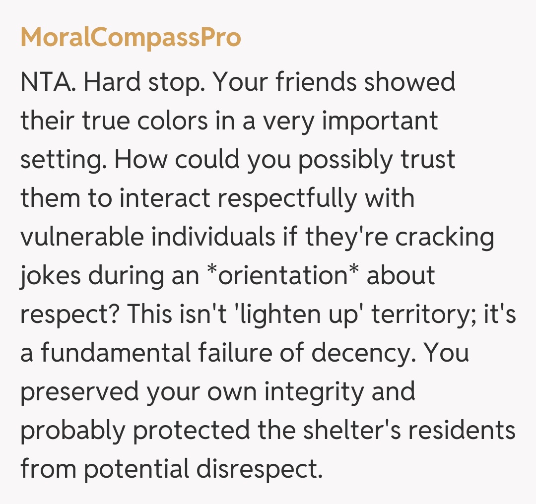 Comentariu de la MoralCompassPro