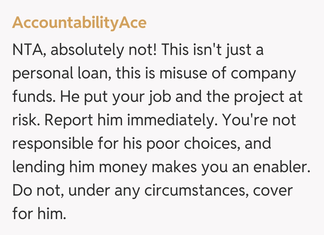 Comentariu de la AccountabilityAce