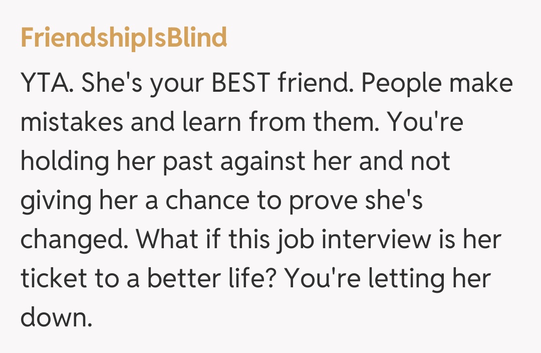 Comentariu de la FriendshipIsBlind