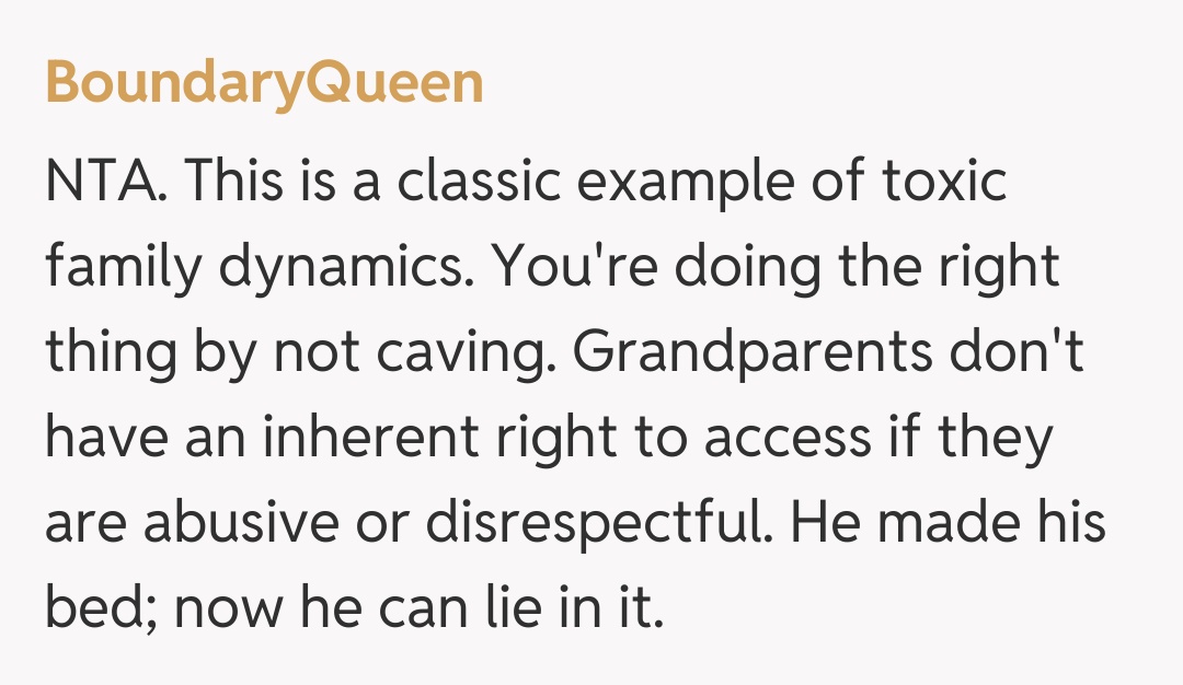 Comentariu de la BoundaryQueen