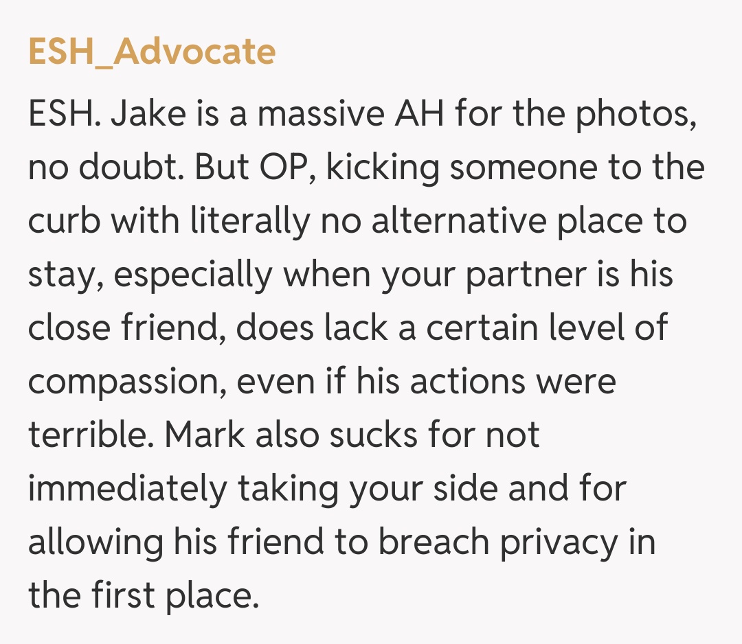 Comentariu de la ESH_Advocate