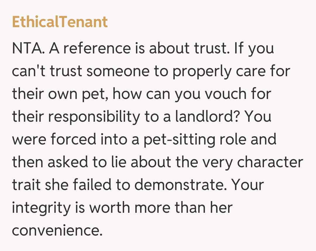 Comentariu de la EthicalTenant