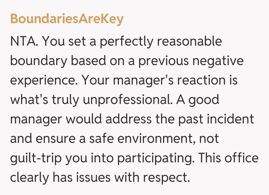 Comentariu de la BoundariesAreKey