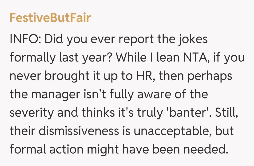 Comentariu de la FestiveButFair