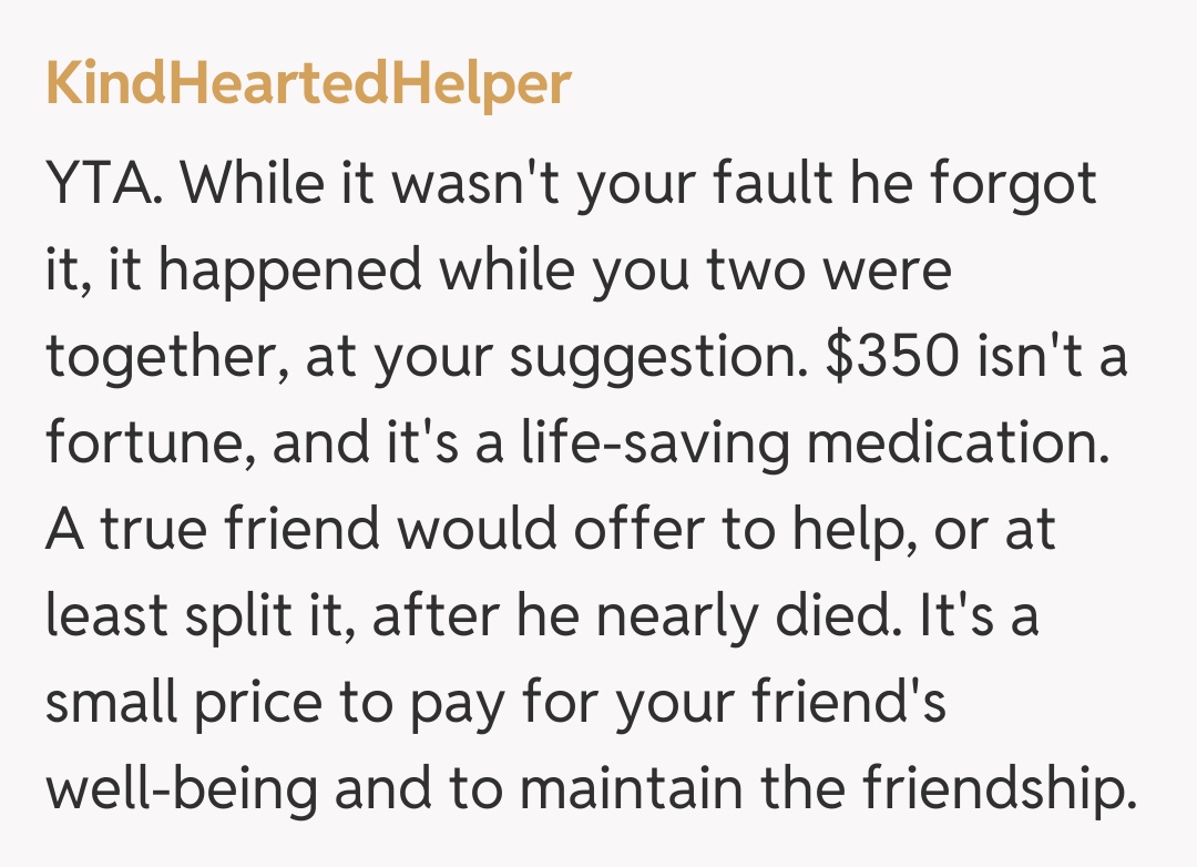 Comentariu de la KindHeartedHelper