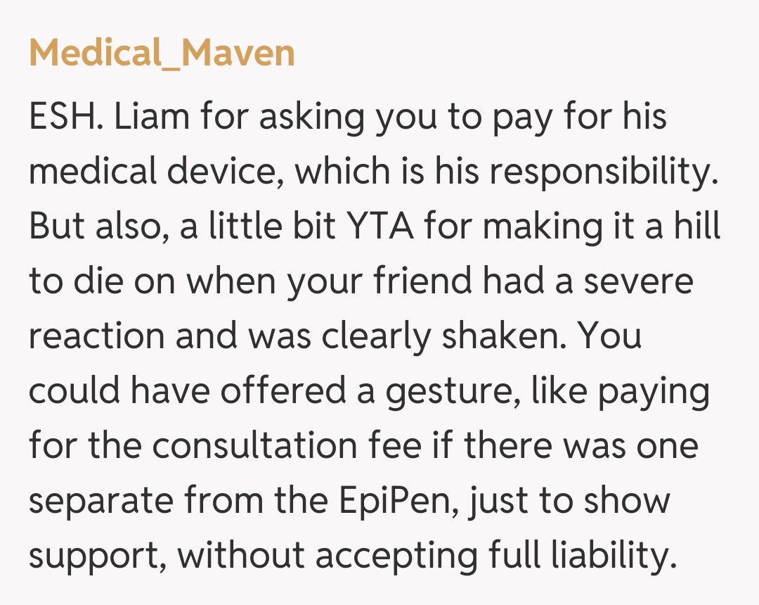 Comentariu de la Medical_Maven