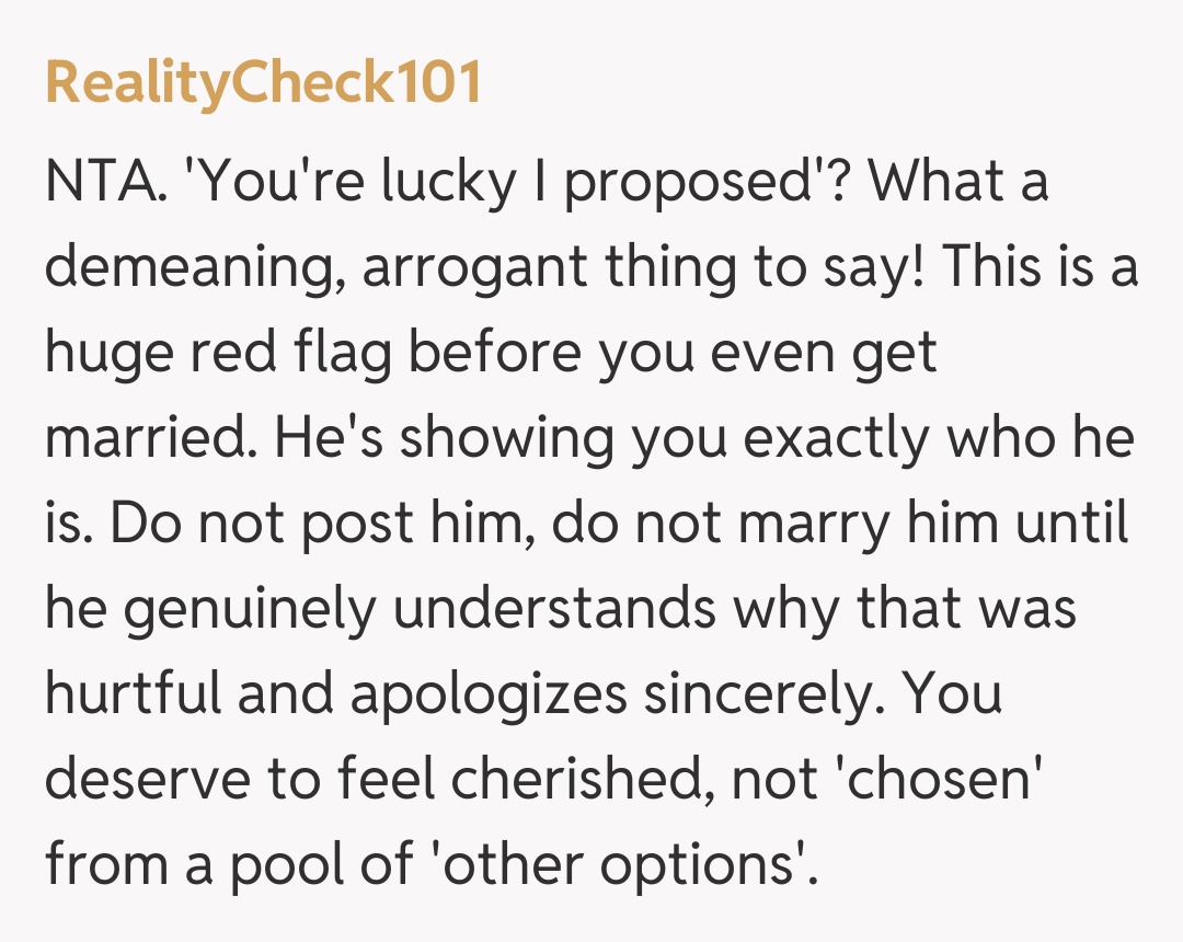 Comentariu de la RealityCheck101