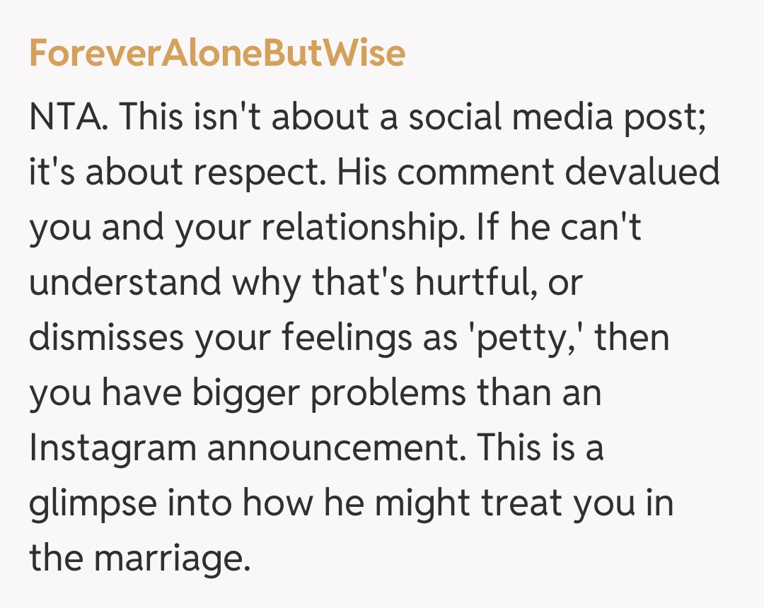 Comentariu de la ForeverAloneButWise