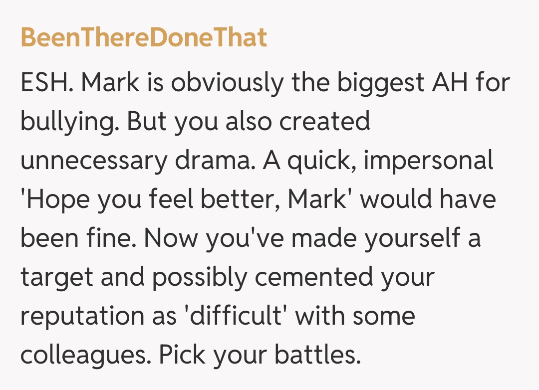 Comentariu de la BeenThereDoneThat