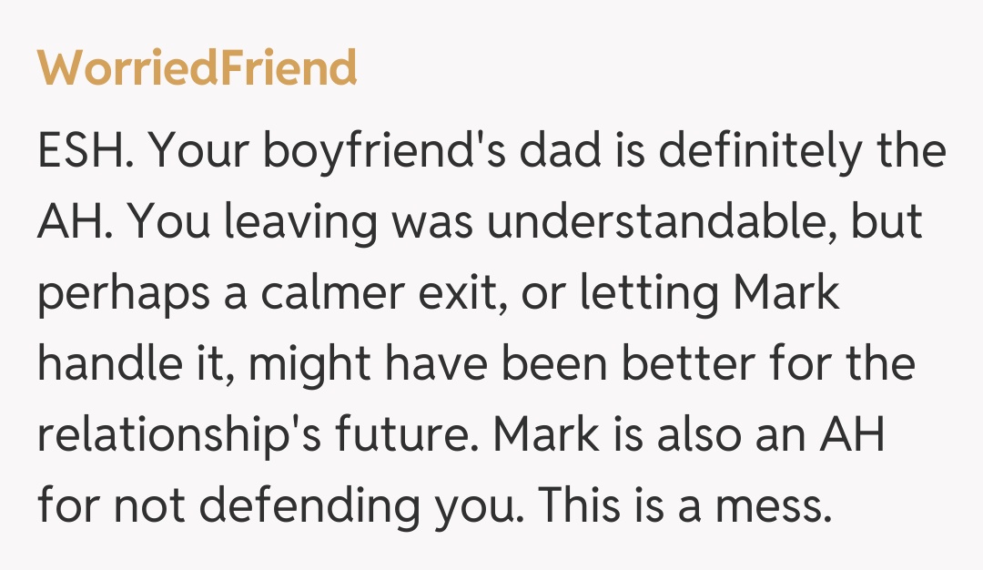 Comentariu de la WorriedFriend