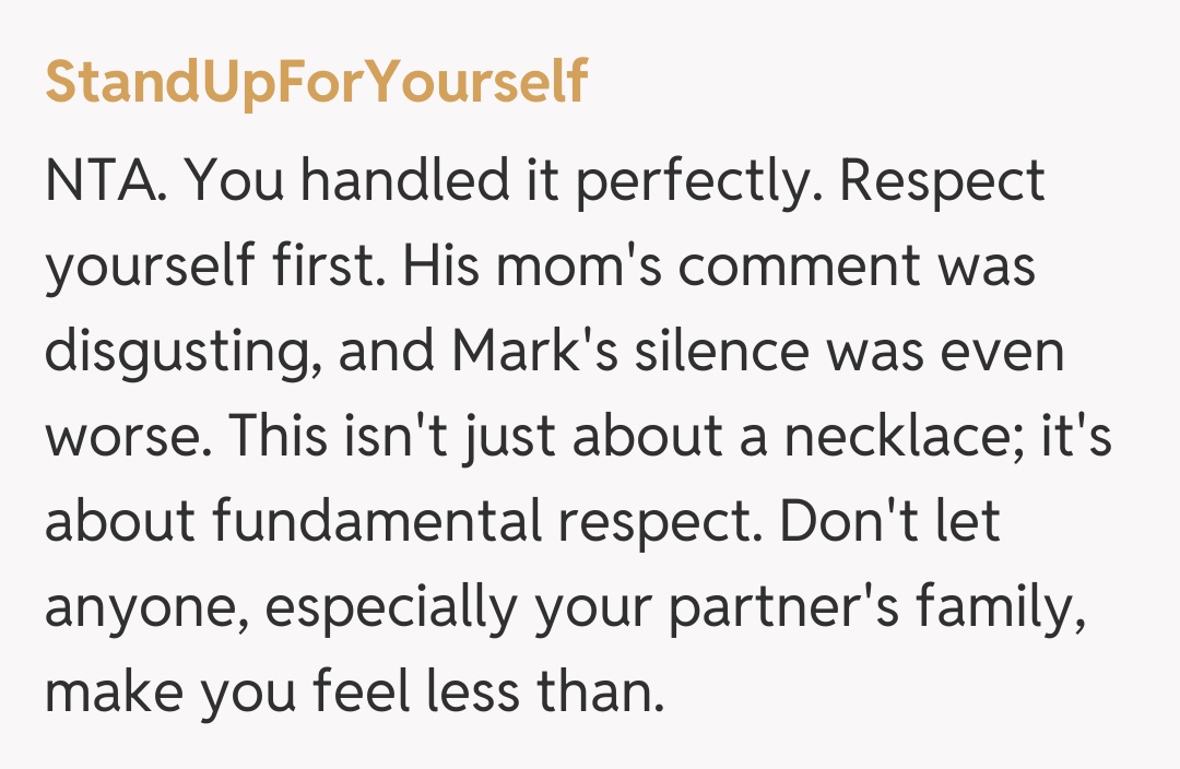 Comentariu de la StandUpForYourself