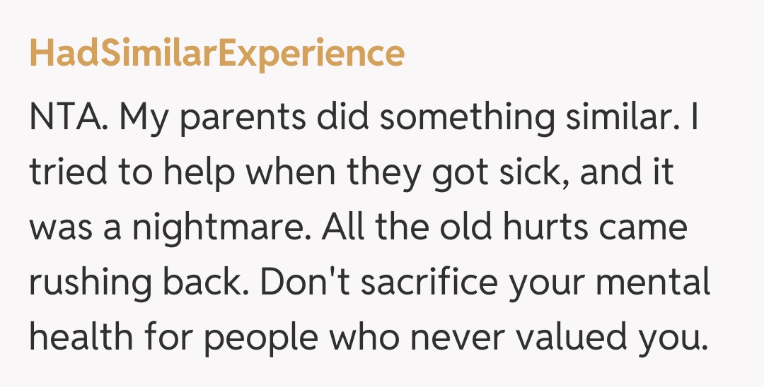 Comentariu de la HadSimilarExperience