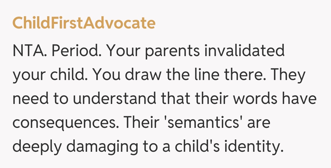 Comentariu de la ChildFirstAdvocate