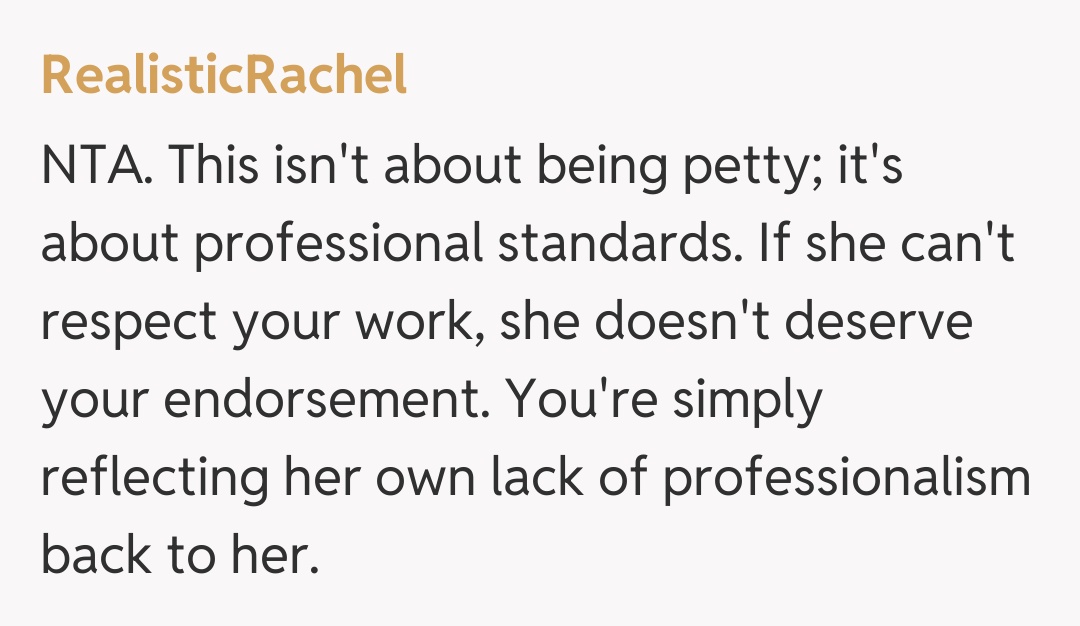 Comentariu de la RealisticRachel