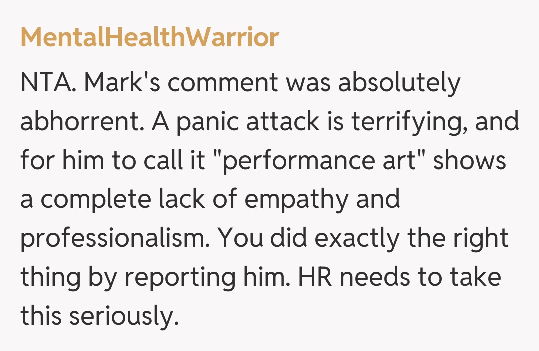 Comentariu de la MentalHealthWarrior