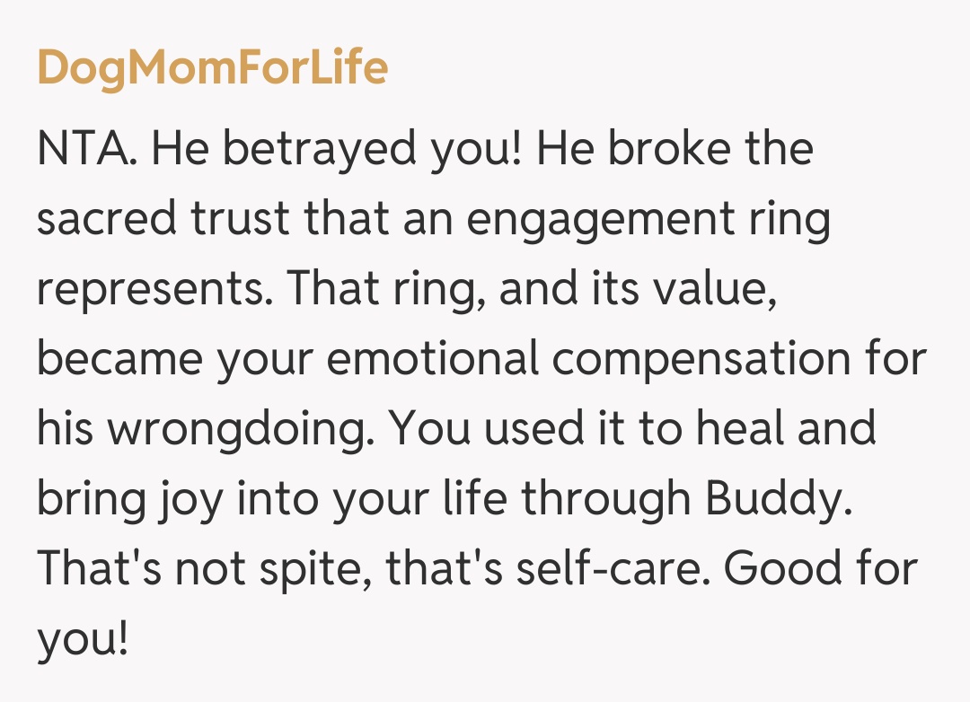 Comentariu de la DogMomForLife