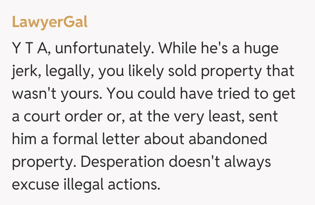 Comentariu de la LawyerGal