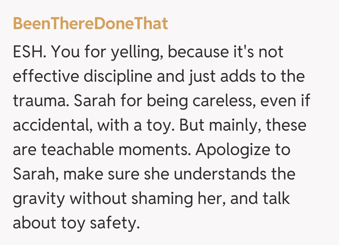 Comentariu de la BeenThereDoneThat