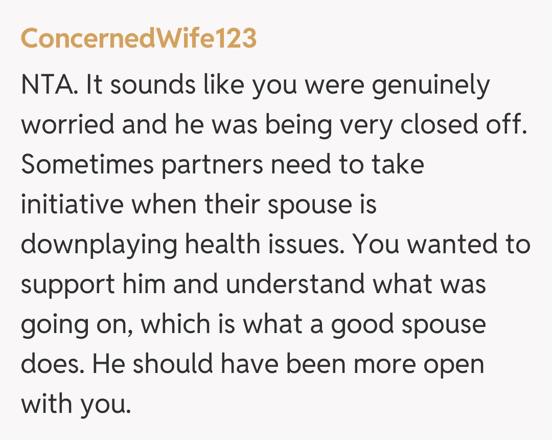 Comentariu de la ConcernedWife123
