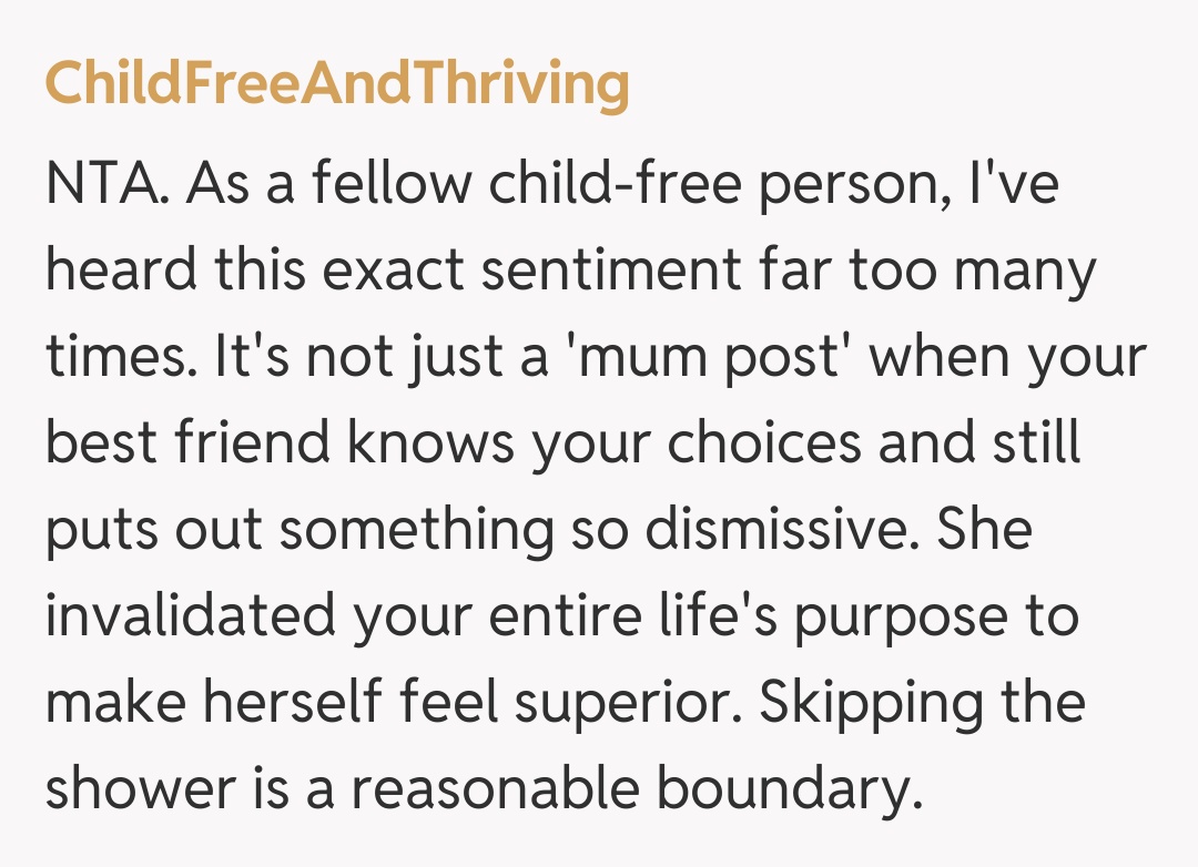 Comentariu de la ChildFreeAndThriving
