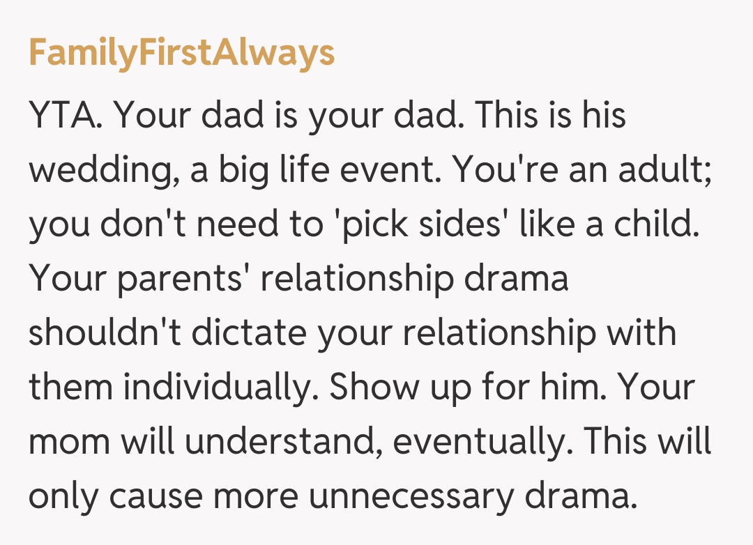 Comentariu de la FamilyFirstAlways