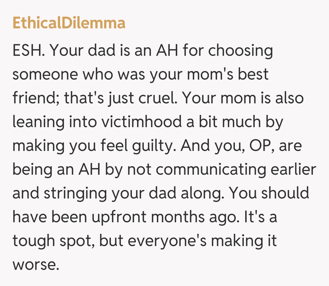 Comentariu de la EthicalDilemma