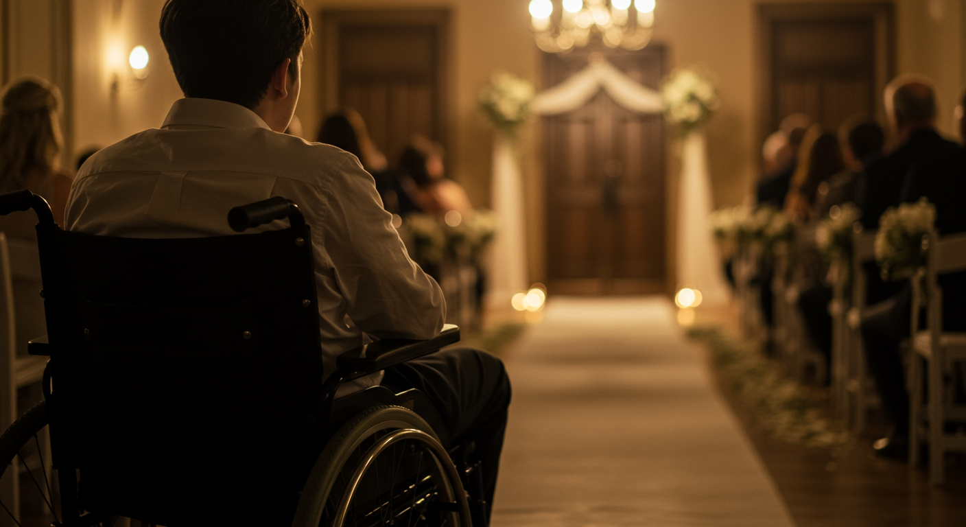 AITA for skipping my friend’s wedding after she said my wheelchair “might block the aisle”?