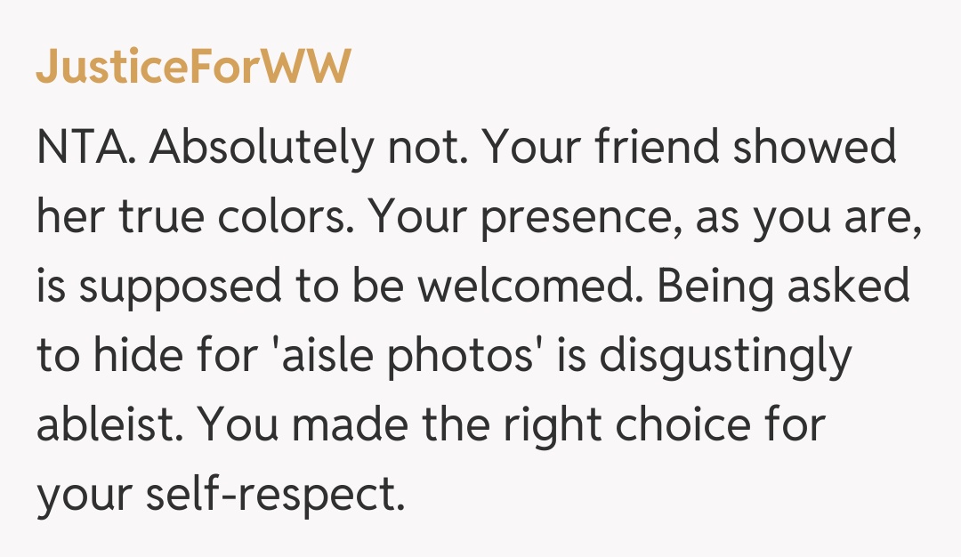 Comentariu de la JusticeForWW