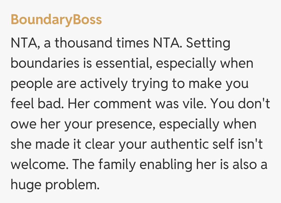 Comentariu de la BoundaryBoss