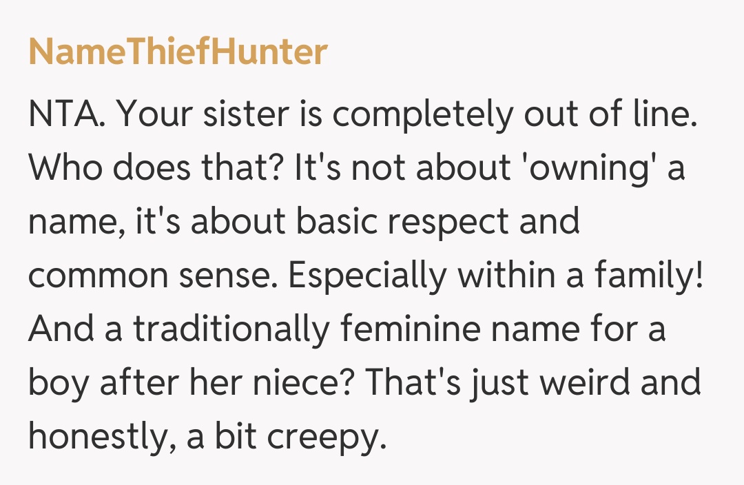 Comentariu de la NameThiefHunter