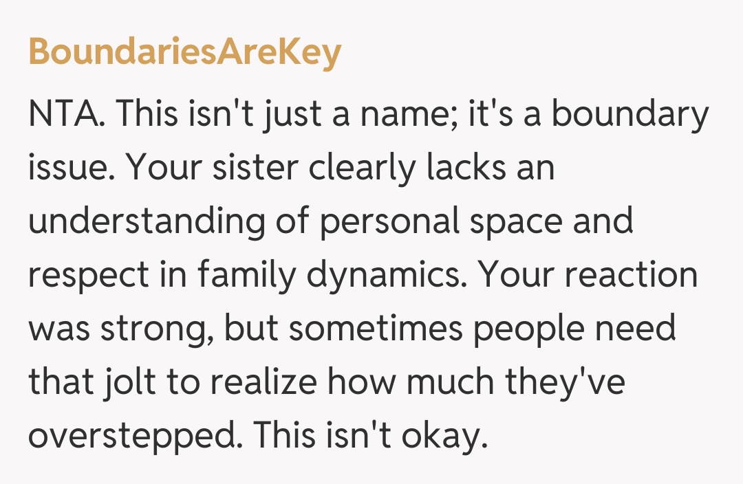 Comentariu de la BoundariesAreKey