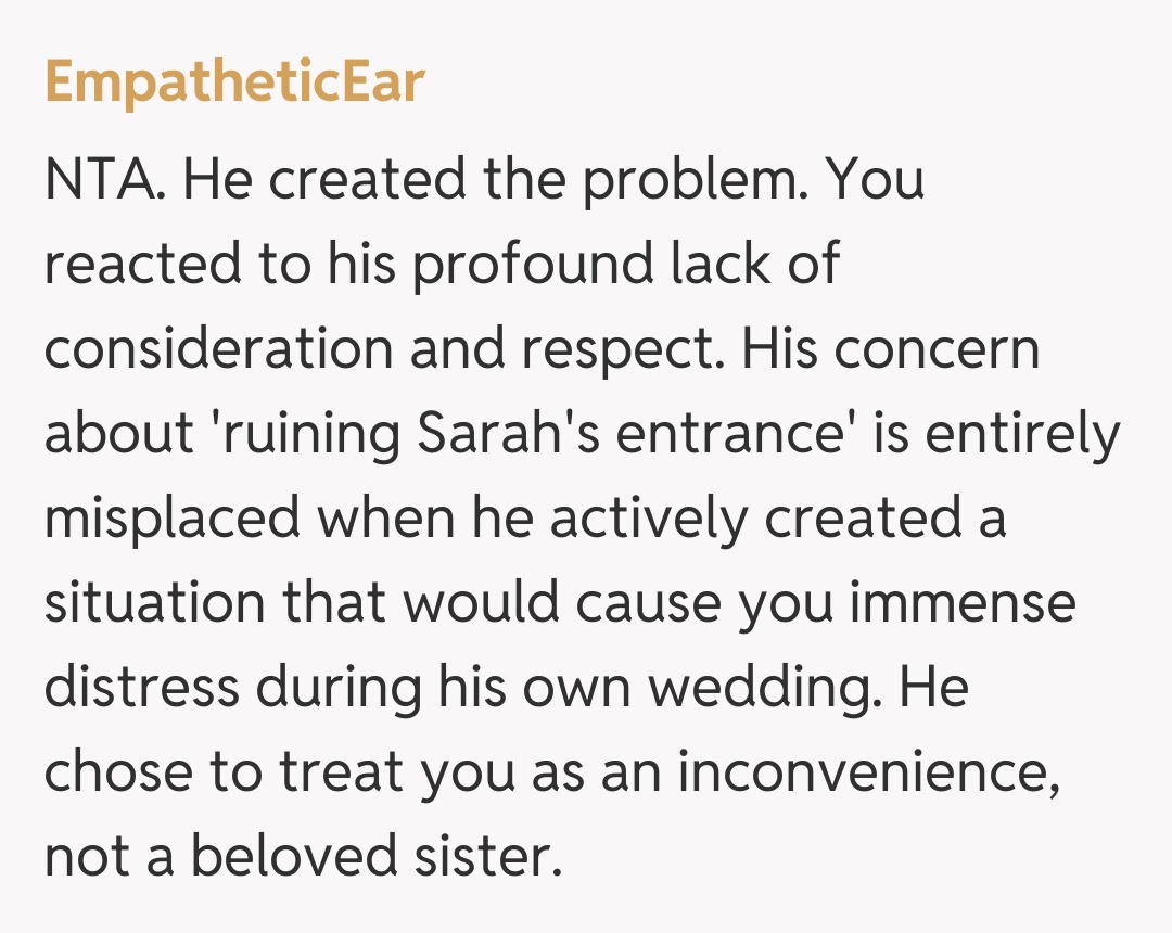 Comentariu de la EmpatheticEar