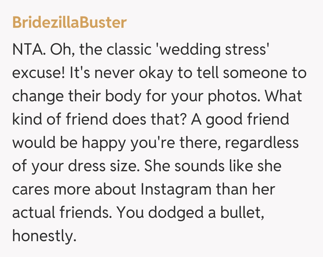 Comentariu de la BridezillaBuster